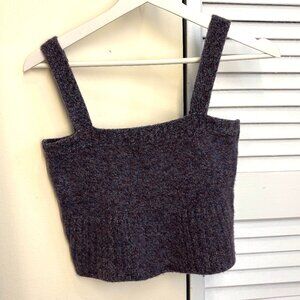 Valentino Cashmere Wool Marled Knit Camisole Top